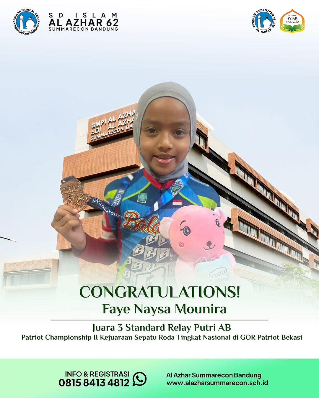 Congratulations! Faye Naysa Mounira